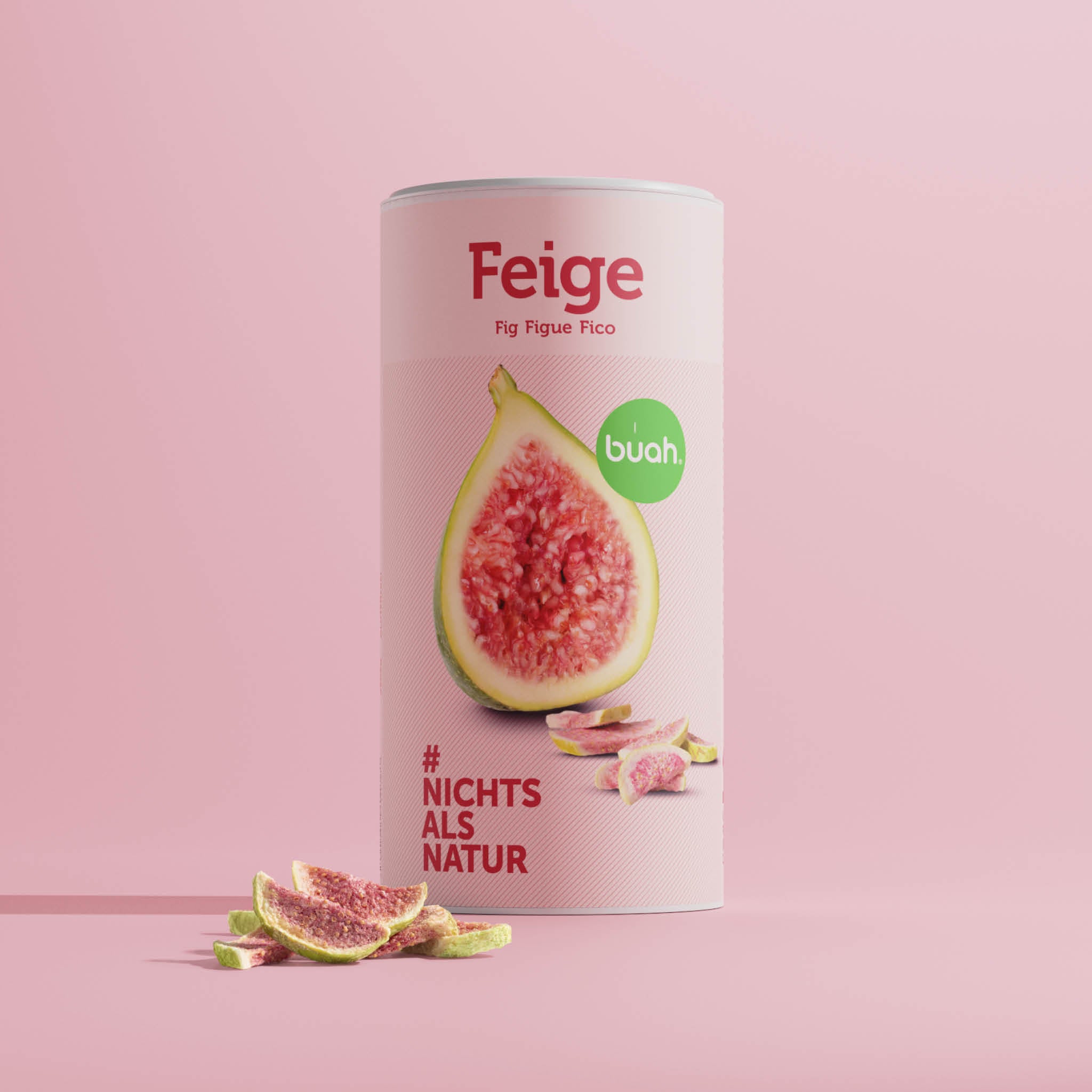 buah gefriergetrocknete Feigen in der grossen Dose