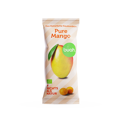 Produktbild Mango Kaubonbon Verpackung von buah