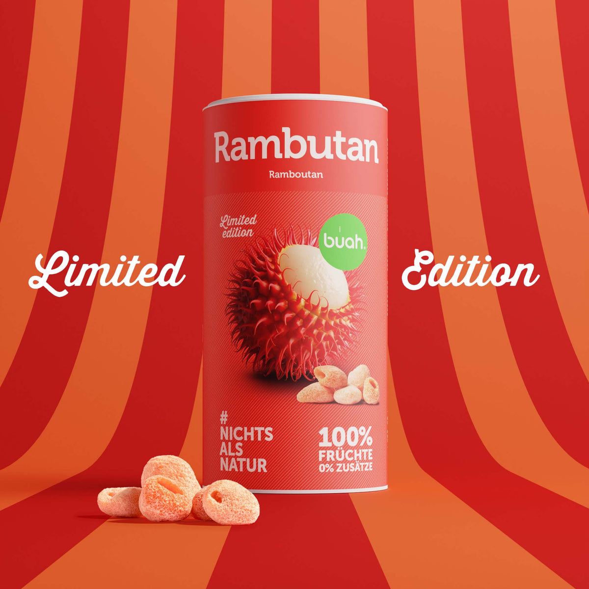 Gefriergetrocknete Rambutan